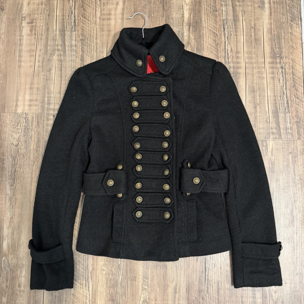 VTG Hussar Military Japanese Jacket Womens S Grunge Y2K Hysteric LGB Opium Goth